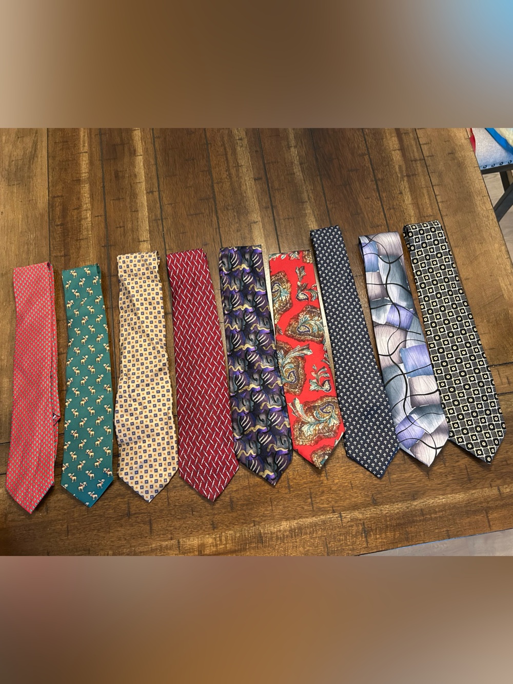 Lot 9 Mens Ties Tommy Hilfiger Oscar de la Renta J Garcia Brooks Brothers Paco